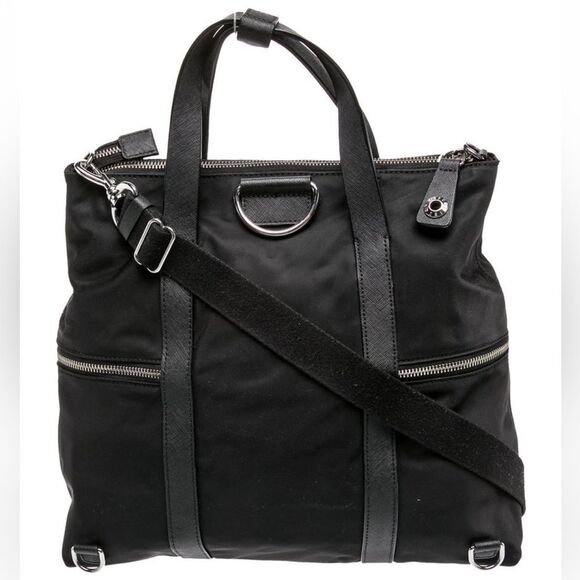 Henri Bendel Jetsetter Backpack - Black and Silver - Small main image 16